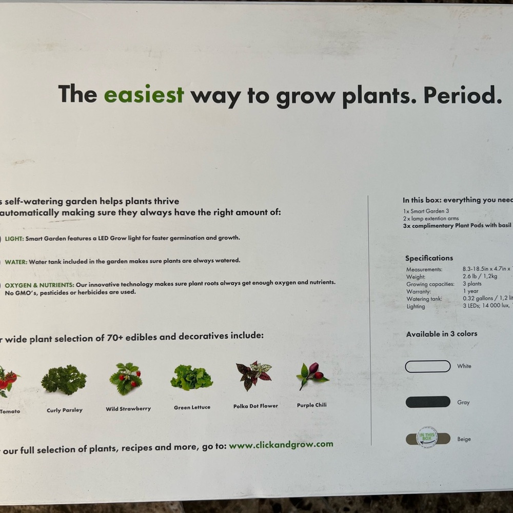 Click & Grow Smart Garden - Picture 2 of 6